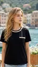 Garde-robe - T-shirt - Zwart