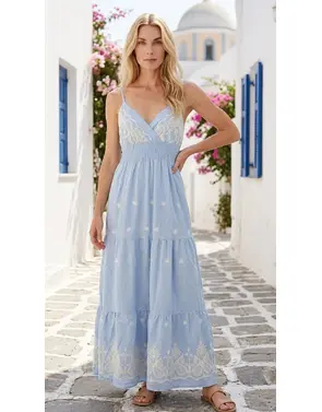 Garde-robe - Lang kleed - Blauw
