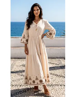 Garde-robe - Lang kleed - Beige