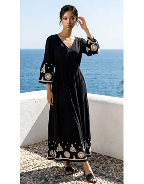 Garde-robe - Lang kleed - Marine