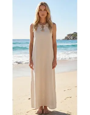 Garde-robe - Lang kleed - Beige