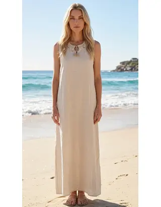 Garde-robe - Lang kleed - Beige