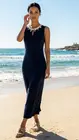 Garde-robe - Lang kleed - Marine