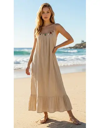 Garde-robe - Lang kleed - Beige
