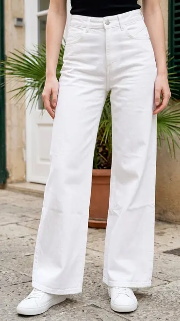 Garde-robe - Lange Broek - Wit