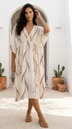 Garde-robe - Lang kleed - Beige