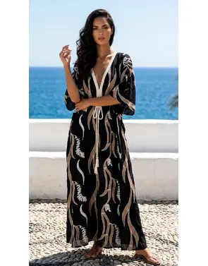 Garde-robe - Lang kleed - Zwart