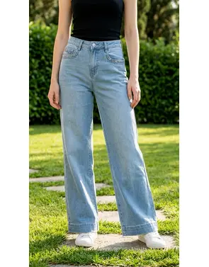 Garde-robe - Lange Broek - Jeans licht