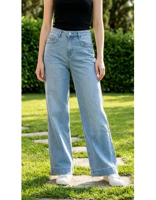 Garde-robe - Lange Broek - Jeans licht