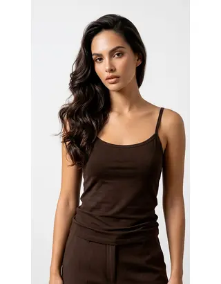 Amelie & Amelie - Top - Donker bruin