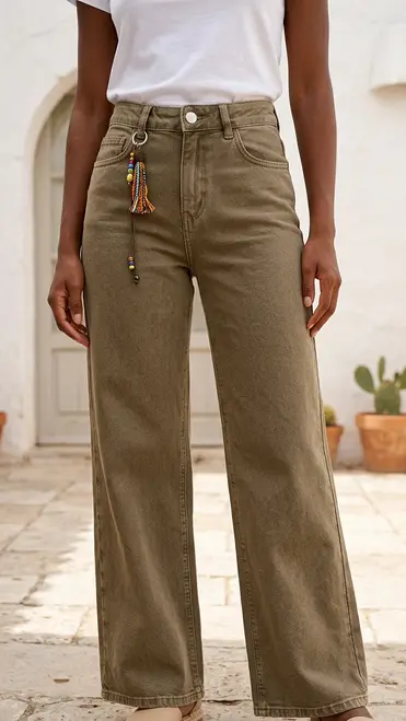 Garde-robe - Lange Broek - Kaki