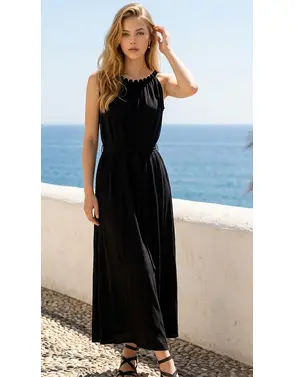 Garde-robe - Lang kleed - Zwart