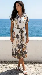 Garde-robe - Lang kleed - Grijs