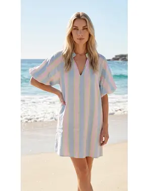 Garde-robe - Kort Kleedje - Blauw