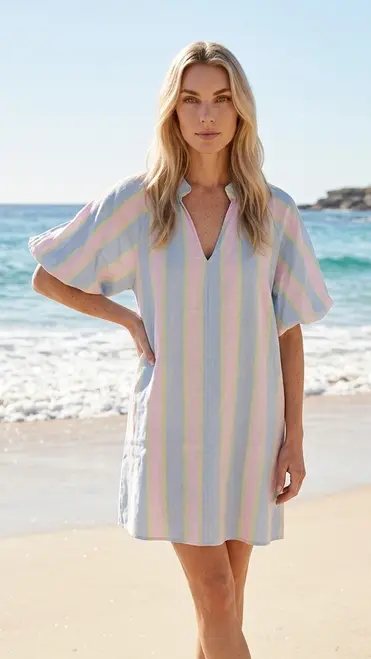 Garde-robe - Kort Kleedje - Blauw