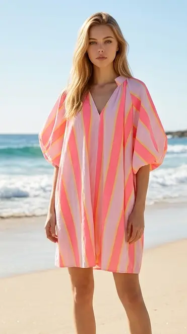 Garde-robe - Kort Kleedje - Roze