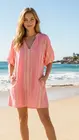 Garde-robe - Kort Kleedje - Fluo roze