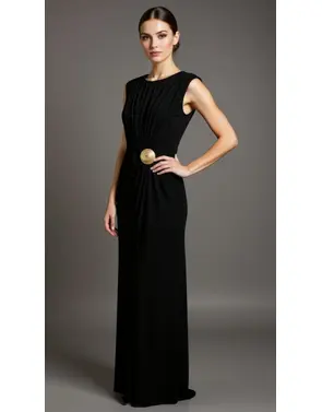 Garde-robe - Lang kleed - Zwart