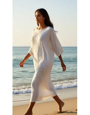 Garde-robe - Lang kleed - Wit
