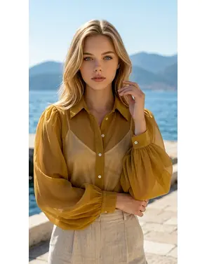 Garde-robe - Blouse - Kaki