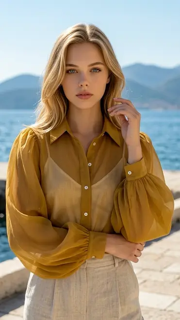 Garde-robe - Blouse - Kaki