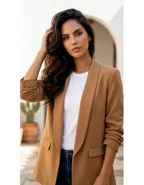 Garde-robe - Blazer - Camel