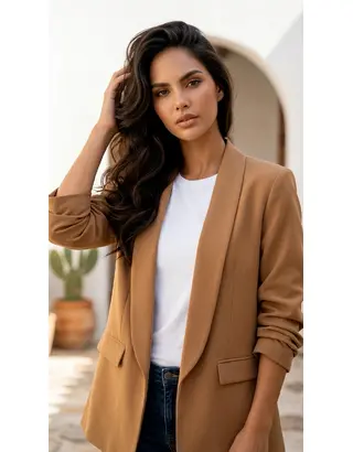 Garde-robe - Blazer - Camel