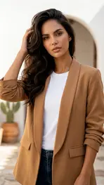 Garde-robe - Blazer - Camel