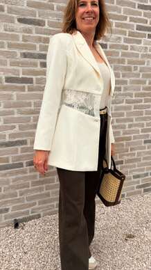 Ecru Blazer Chic