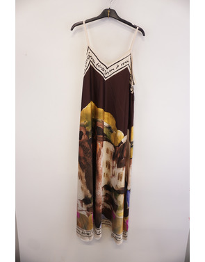 Garde-robe - Lang kleed - Bruin
