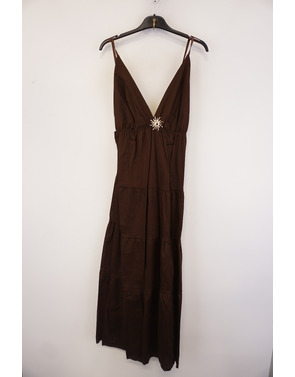 Garde-robe - Lang kleed - Bruin