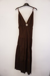 Garde-robe - Lang kleed - Bruin