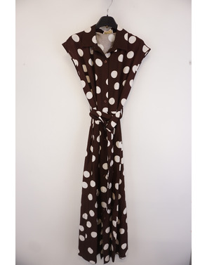 Garde-robe - Lang kleed - Bruin