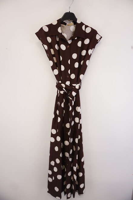 Garde-robe - Lang kleed - Bruin