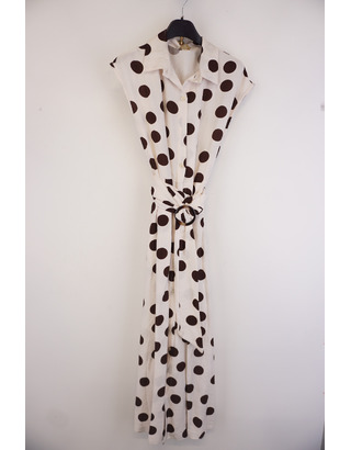 Garde-robe - Lang kleed - Ecru