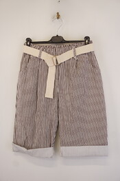 Garde-robe - Short - Wit-bruin