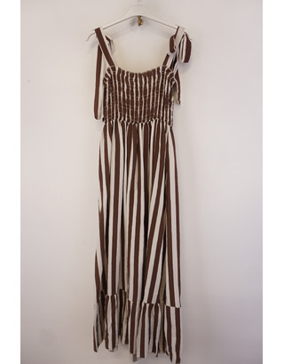 Garde-robe - Lang kleed - Bruin