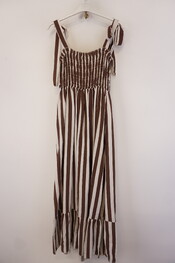 Garde-robe - Lang kleed - Bruin