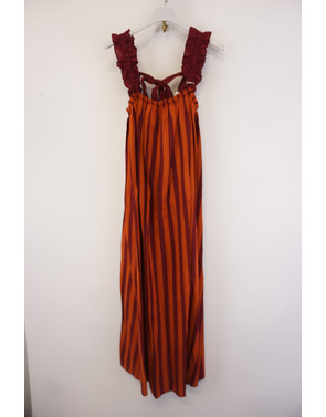Garde-robe - Lang kleed - Donker oranje