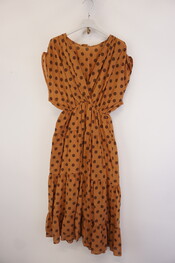 Garde-robe - Lang kleed - Donker oranje