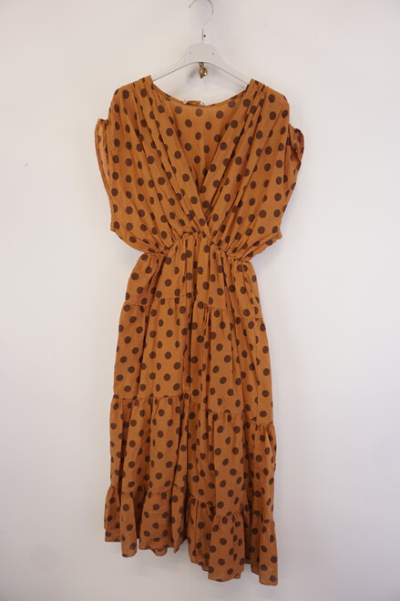 Garde-robe - Lang kleed - Donker oranje