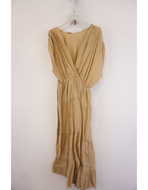 Garde-robe - Lang kleed - Camel