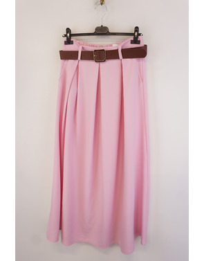Garde-robe - Lange Rok - Roze