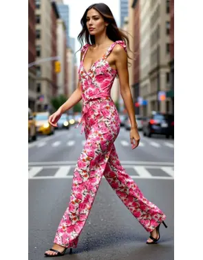 Amelie &amp; Amelie - Jumpsuit - Roze