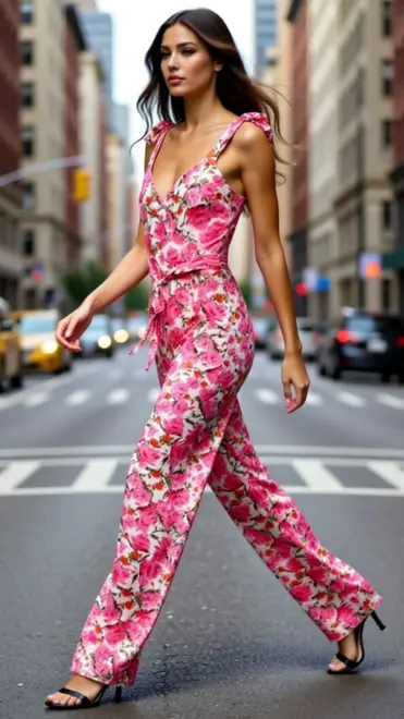 Amelie &amp; Amelie - Jumpsuit - Roze