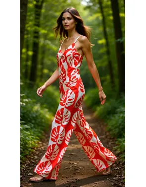 Amelie &amp; Amelie - Jumpsuit - Coraal