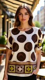 Garde-robe - Top - Bruin
