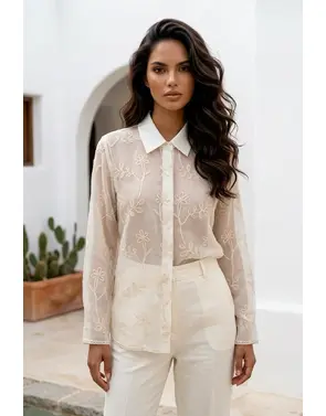 Garde-robe - Blouse - Ecru