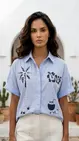 Garde-robe - Blouse - Blauw
