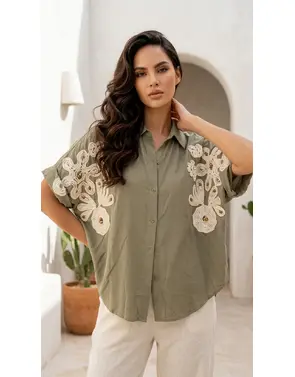 Garde-robe - Blouse - Kaki